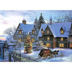 Winter House Jigsaw Puzzle